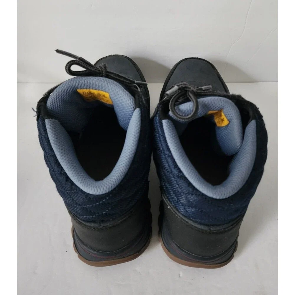 SKECHERS WORK WOMENS BOOT US 6.5 MCCOLL NAVY BLUE BLACK 108004 EH COMP TOE